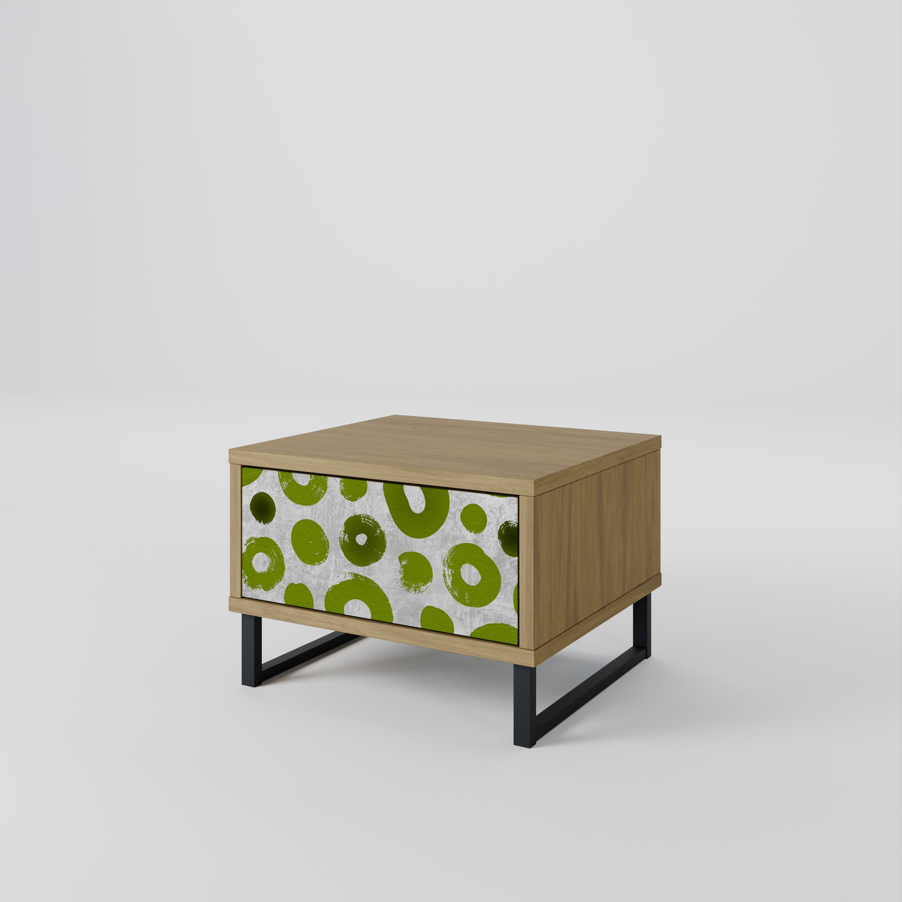 GREEN RHAPSODY Nachttisch in Eichenoptik
