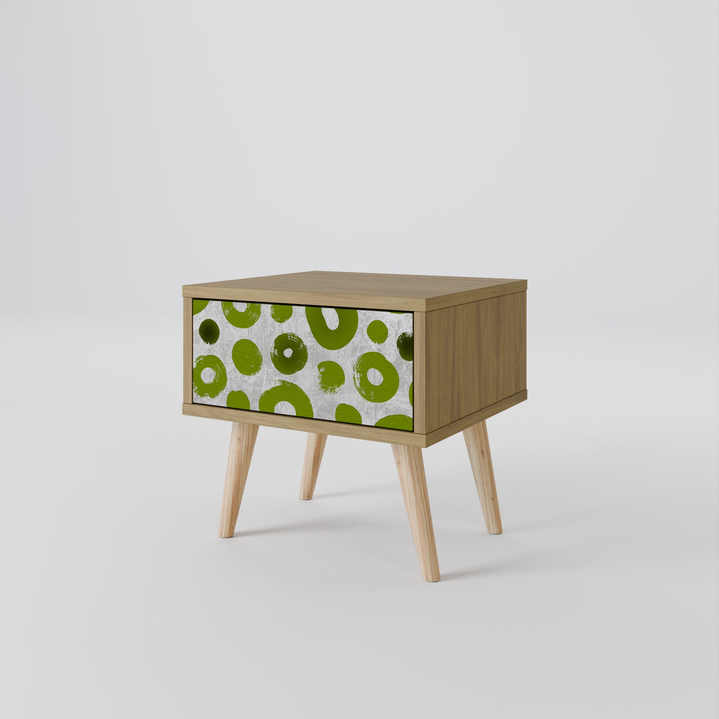GREEN RHAPSODY Nachttisch in Eichenoptik