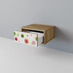 COLORFUL COSMOS Nightstand in Oak Effect