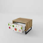 COLORFUL COSMOS Nightstand in Oak Effect