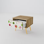 COLORFUL COSMOS Nightstand in Oak Effect