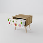 COLORFUL COSMOS Nightstand in Oak Effect