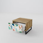 BOTANICAL HURRICANE Nachttisch in Eiche-Optik