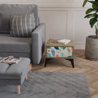 BOTANICAL HURRICANE Nachttisch in Eiche-Optik