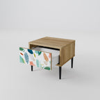 BOTANICAL HURRICANE Nachttisch in Eiche-Optik