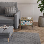 BOTANICAL HURRICANE Nachttisch in Eiche-Optik