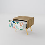 BOTANICAL HURRICANE Nachttisch in Eiche-Optik
