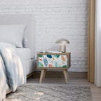 BOTANICAL HURRICANE Nachttisch in Eiche-Optik