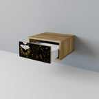 STELLAR CONSTELLATIONS Nachttisch in Eiche-Optik