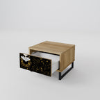 STELLAR CONSTELLATIONS Nachttisch in Eiche-Optik