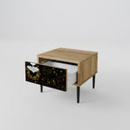 STELLAR CONSTELLATIONS Nachttisch in Eiche-Optik