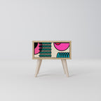 GEOMETRIC RHAPSODY Nachttisch in Eiche-Optik