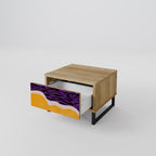 INDEPENDENT BORDER Nachttisch in Eiche-Optik