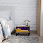 INDEPENDENT BORDER Nachttisch in Eiche-Optik