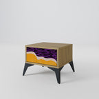 INDEPENDENT BORDER Nachttisch in Eiche-Optik