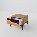 INDEPENDENT BORDER Nachttisch in Eiche-Optik