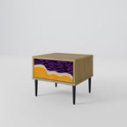 INDEPENDENT BORDER Nachttisch in Eiche-Optik