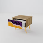 INDEPENDENT BORDER Nachttisch in Eiche-Optik