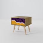 INDEPENDENT BORDER Nachttisch in Eiche-Optik