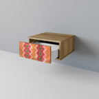 INDIAN FOLK Nachttisch in Eiche-Optik