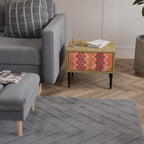 INDIAN FOLK Nachttisch in Eiche-Optik