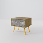 GRAIN LINES Nachttisch in Eiche-Optik