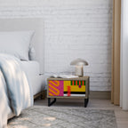 VIVID ART Nachttisch in Eiche-Optik