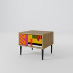 VIVID ART Nachttisch in Eiche-Optik