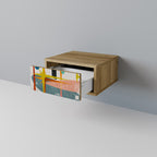 INTERSTELLAR VIBES Nachttisch in Eiche-Optik