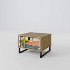 INTERSTELLAR VIBES Nachttisch in Eiche-Optik