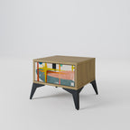 INTERSTELLAR VIBES Nachttisch in Eiche-Optik