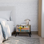 INTERSTELLAR VIBES Nachttisch in Eiche-Optik