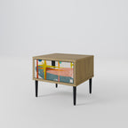 INTERSTELLAR VIBES Nachttisch in Eiche-Optik