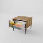 INTERSTELLAR VIBES Nachttisch in Eiche-Optik