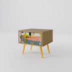 INTERSTELLAR VIBES Nachttisch in Eiche-Optik