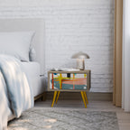 INTERSTELLAR VIBES Nachttisch in Eiche-Optik