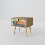 INTERSTELLAR VIBES Nachttisch in Eiche-Optik