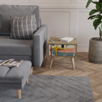 INTERSTELLAR VIBES Nachttisch in Eiche-Optik