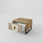 SEE MORE Nachttisch in Eiche-Optik