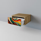 COLORFUL STRANDS Nachttisch in Eiche-Optik