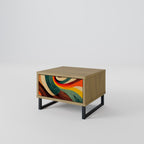 COLORFUL STRANDS Nachttisch in Eiche-Optik