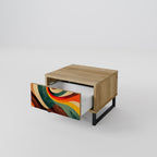 COLORFUL STRANDS Nachttisch in Eiche-Optik