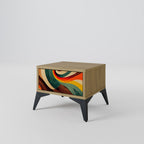 COLORFUL STRANDS Nachttisch in Eiche-Optik