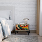 COLORFUL STRANDS Nachttisch in Eiche-Optik