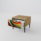 COLORFUL STRANDS Nachttisch in Eiche-Optik
