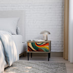 COLORFUL STRANDS Nachttisch in Eiche-Optik