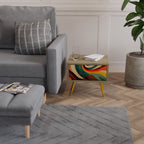 COLORFUL STRANDS Nachttisch in Eiche-Optik