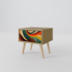 COLORFUL STRANDS Nachttisch in Eiche-Optik