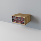 BROKEN LINES Nachttisch in Eiche-Optik