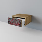 BROKEN LINES Nachttisch in Eiche-Optik